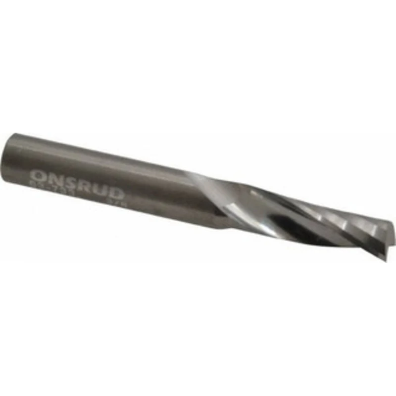 LMT Onsrud LP 3/8 Diam RH Solid Carbide 1-Flute Single Edge Upcut Spiral Router Bit Uncoated, 1-1/8 LOC, 3/8 Shank Di...